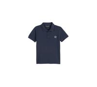Poloshirt MARC O'POLO "aus Bio-Baumwoll-Piqué", Mädchen, Gr. 116/122, schwarz navy, Obermaterial: 100% Baumwolle, unifarben, regular fit, normaler Saum, Shirts (34002811-116) schwarz navy