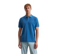 Marc O'Polo Herren Kurzarm-Poloshirt aus Bio-Baumwolle Regular Fit, Blau (Pacific Blue), L