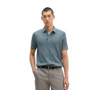 Poloshirt MARC O'POLO "aus Bio-Baumwolle und TENCEL™ Lyocell", Herren, Gr. XXL, schwarz pepper, Obermaterial: 75% Baumwolle, 25% Lyocell, unifarben, regular fit, Rippbündchen, Shirts (92540704-XXL) sc