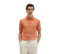 Poloshirt MARC O'POLO "aus mittelschwerem Bio-Baumwoll-Viskose-Mix", Herren, Gr. XXL, faded coral, Obermaterial: 50% Baumwolle, 48% Viskose, 2% Elasthan, unifarben, slim fit, Rippbündchen, Shirts (301