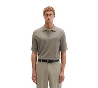 Poloshirt MARC O'POLO "aus reiner Bio-Baumwolle", Herren, Gr. L, beige (frozen taupe), Obermaterial: 100% Baumwolle, unifarben, regular fit, Strickbündchen, Shirts (73046721-L) frozen taupe