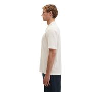 Poloshirt MARC O'POLO "aus reiner Bio-Baumwolle", Herren, Gr. L, weiß (silky weiß), Obermaterial: 100% Baumwolle, unifarben, regular fit, Strickbündchen, Shirts (85128340-L) silky weiß