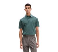 Poloshirt MARC O'POLO, Herren, Gr. M, skipping stone, Piqué, Obermaterial: 100% Baumwolle, unifarben, regular fit hüftlang, Rundhals, Shirts, weiches Tragegefühl, regular Fit, Logopatch auf der Brust