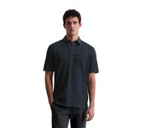 Poloshirt MARC O'POLO "aus reiner Bio-Baumwolle", Herren, Gr. XL, blau (schwarz navy), Obermaterial: 100% Baumwolle, unifarben, regular fit, Shirts (26953634-XL) schwarz navy