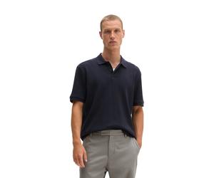 Poloshirt MARC O'POLO "aus reiner Bio-Baumwolle", Herren, Gr. XXL, schwarz (schwarz navy), Obermaterial: 97% Baumwolle, 3% Elasthan, unifarben, regular fit, Rippbündchen, Shirts (72517121-XXL) schwarz