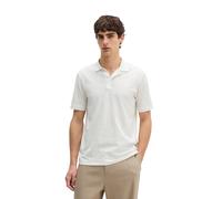 Poloshirt MARC O'POLO "aus weicher Bio-Baumwolle", Herren, Gr. M, silky weiß, Obermaterial: 100% Baumwolle, unifarben, regular fit, Shirts (42923811-M) silky weiß