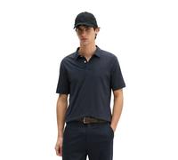 Poloshirt MARC O'POLO "aus weicher Bio-Baumwolle", Damen, Gr. XL, schwarz navy, Obermaterial: 100% Baumwolle, unifarben, regular fit, Shirts (62534325-XL) schwarz navy