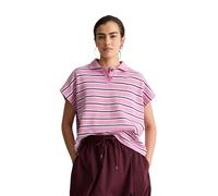 Poloshirt MARC O'POLO DENIM "aus Heavy Jersey", Damen, Gr. S, light pink, Obermaterial: 100% Baumwolle, gestreift, Shirts (88723416-S) light pink