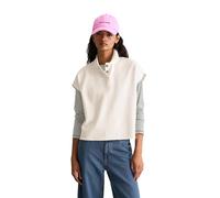 Marc O'Polo Poloshirt MARC O'POLO DENIM aus Organic Cotton Kurzarm Wide Fit Damen S silky weiß