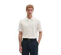 Poloshirt MARC O'POLO "DFB Travel Collection", Herren, Gr. XL, egg weiß, Jersey, Obermaterial: 100% Baumwolle, normal normal, Bündchen, Shirts, aus reiner Bio-Baumwolle, Strick-Polo (88227253-XL) egg