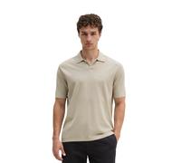 Poloshirt MARC O'POLO, Herren, Gr. L, grau kit, Strick, Obermaterial: 100% Baumwolle, regular fit normal, Bündchen, Shirts, regular aus reiner Bio-Baumwolle (76897504-L) grau kit