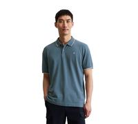 Poloshirt MARC O'POLO, Herren, Gr. L, grau (storm), Jersey, Obermaterial: 95% Baumwolle, 5% Elasthan, regular fit, Rippbündchen, Shirts Poloshirt, aus Piqué, regular fit, kontrastfarbene Details (7527