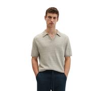 Rundhalspullover MARC O'POLO "aus Bio-Baumwolle und Leinen", Damen, Gr. L, chalky sand, Obermaterial: 65% Leinen, 35% Baumwolle, unifarben, Rundhals, Pullover Rundhalspullover (30225726-L) chalky sand