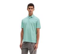 Poloshirt MARC O'POLO, Herren, Gr. M, midnight moss, Piqué, Obermaterial: 100% Baumwolle, unifarben, regular fit hüftlang, Rundhals, Shirts, weiches Tragegefühl, regular Fit, Logopatch auf der Brust (