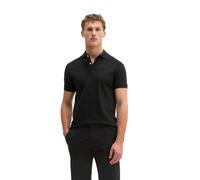 Poloshirt MARC O'POLO "aus Organic Cotton-Stretch" Gr. S, schwarz Herren Shirts Kurzarm (55618751-S)