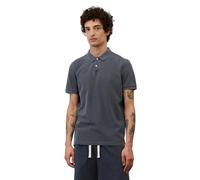 Poloshirt MARC O'POLO, Herren, Gr. XL (54), blau (marine), Piqué, Obermaterial: 100% Baumwolle, regular fit hüftlang, Flachstrickbündchen, Shirts Poloshirt, mit dezenter Logostickerei (78421129-XL)