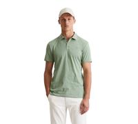 Poloshirt MARC O'POLO, Herren, Gr. XL, grün (luscious moss), Jersey, Obermaterial: 100% Baumwolle, unifarben, Shirts, mit lebendiger, bewegter Oberfläche (16233613-XL) luscious moss