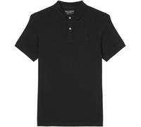 Poloshirt MARC O'POLO, Herren, Gr. XL, schwarz, Obermaterial: 95% Baumwolle, 5% Elasthan, unifarben, Shirts, im klassischen Look (32585853-XL) schwarz