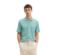 Poloshirt MARC O'POLO "im strukturierten Karo-Jacquard", Herren, Gr. S, midnight moss, Obermaterial: 100% Baumwolle, unifarben, regular fit, ohne Bündchen, Shirts (33013731-S) midnight moss
