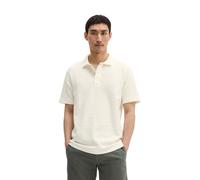 Poloshirt MARC O'POLO "mit feiner Struktur", Herren, Gr. XL, silky weiß, Obermaterial: 98% Baumwolle, 2% Elasthan, unifarben, regular fit, Rippbündchen, Shirts (30685366-XL) silky weiß