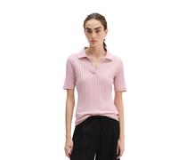 Poloshirt MARC O'POLO "mit TENCEL™ Modal", Damen, Gr. L, rosa (mild rose), Obermaterial: 50% Modal, 50% Baumwolle, unifarben, slim fit, normaler Saum, Shirts (27373567-L) mild rose