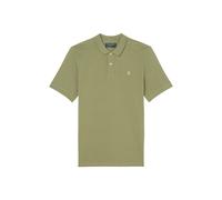 Marc OߴPolo Herren Kurzarm-Poloshirt aus Bio-Baumwolle Regular Fit, Grün (Olive), L