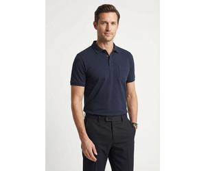 Poloshirt MARVELIS, Damen, Gr. 3XL, blau (marine), Jersey, Obermaterial: 57% Baumwolle, 43% Polyester, regular fit normal, Bündchen, Shirts (54718010-XXXL) marine