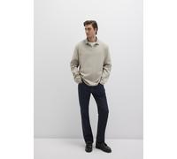 Poloshirt MAVI "LONG SLEEVE JERSEY", Herren, Gr. M, london fog, 100% Baumwolle, weit normal, ohne Ausschnitt, Shirts, Premium Sweatshirt (11570529-M) london fog