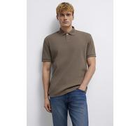 Poloshirt MAVI "POLO NECK TEE", Herren, Gr. M, morel, 98% Baumwolle, 2% Elastan, weit normal, ohne Ausschnitt, Shirts, Premium Poloshirt (11494719-M) morel