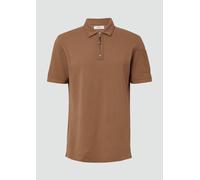 Poloshirt mit Reißverschluss und Ärmeltasche XL braun 2163497.8483.XL