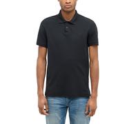 Poloshirt MUSTANG "PACO", Herren, Gr. 3XL, schwarz, Piqué, Obermaterial: 100% Baumwolle, normal hüftbedeckend, ohne Ausschnitt, Shirts, Trageangenehme Baumwollqualität (96706000-XXXL) schwarz