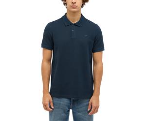 Poloshirt MUSTANG "PACO", Herren, Gr. M, grau (carbon), Piqué, Obermaterial: 100% Baumwolle, normal hüftbedeckend, ohne Ausschnitt, Shirts, Trageangenehme Baumwollqualität (15197439-M) carbon