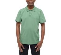 Poloshirt MUSTANG "Style Palco", Herren, Gr. L, beige (schwarz ivy), Piqué, Obermaterial: 100% Baumwolle, unifarben, normal hüftbedeckend, Rundhals, Shirts Poloshirt, mit Logo-Stickerei (54677914-L)