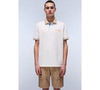 Poloshirt NAPAPIJRI "E-ZERI SS", Herren, Gr. XXL, weiß whisper, Piquu00e9, Obermaterial: 100% Baumwolle, unifarben, casual, regular fit normal, Rundhals, Kurzarm eingesetzt angesetztes Bündchen, Shirt