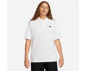 Poloshirt NIKE SPORTSWEAR "M NK CLUB SS POLO PIQUE", Herren, Gr. XXL, weiß, schwarz, Jersey, Obermaterial: 100% Baumwolle, normal, Rundhals, Shirts, gerade Passform, kurze Ärmel, 2-Knopf-Kragen, sport