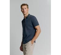 Poloshirt NO EXCESS "No Excess Poloshirt Polo Liquid Finished Cotton", Herren, Gr. XL, blau (dunkelblau), 100% Baumwolle, Shirts (30705742-XL) dunkelblau