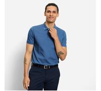 Poloshirt OLYMP "Casual", Herren, Gr. M, blau (rauchblau), Piqué, Obermaterial: 100% Baumwolle, Shirts (89490009-M) rauchblau
