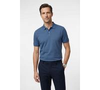 Poloshirt OLYMP "Casual", Herren, Gr. S, blau (rauchblau), Piqué, Obermaterial: 100% Baumwolle, Shirts (89490009-S) rauchblau