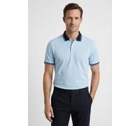 Poloshirt OLYMP "Casual", Herren, Gr. XXL, blau (bleu), Piqué, Obermaterial: 100% Baumwolle, Shirts, farbliche Kontrast-Details (99060752-XXL) bleu