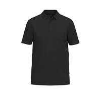 Poloshirt OLYMP, Damen, Gr. XL, schwarz, Web, Obermaterial: 95% Leinen, 5% Elasthan, unifarben, regular fit hüftbedeckend, Rundhals, abgesteppte Kante, Shirts, aus hochwertigem Leinen, unifarben (5163