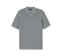 Poloshirt OLYMP, Herren, Gr. XXL, grau, Strick, Obermaterial: 89% Baumwolle, 11% Polyamid, regular fit normal, Rippbündchen, Shirts (29931118-XXL) grau