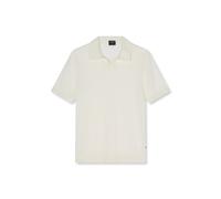 Poloshirt OLYMP "OLYMP Casual Strick", Damen, Gr. L, sanftes weiß, 50% Baumwolle, 50% Lyocell, Shirts (69144157-L) sanftes weiß