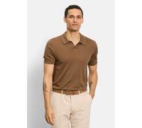 Poloshirt OLYMP "OLYMP Casual Strick", Damen, Gr. M, nougat, 50% Baumwolle, 50% Lyocell, Shirts (27736063-M) nougat