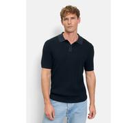 Strickpullover OLYMP "OLYMP Casual Strick", Herren, Gr. L, marine, 55% Baumwolle, 45% Polyester, Pullover Strickpullover (75151449-L) marine