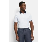 OLYMP Herren Polo-Shirt Kurzarm Casual.Wirk,Pikee,984 Casual Circular Knit Regular fit,99 Weiss 00,3XL