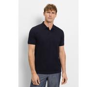 Poloshirt OLYMP "Casual", Herren, Gr. L, blau (marine), Piqué, Obermaterial: 100% Baumwolle, Shirts (15558547-L) marine