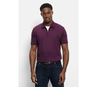 Poloshirt OLYMP "OLYMP Casual Wirk", Herren, Gr. L, pflaume, 100% Baumwolle, Shirts (18136048-L) pflaume
