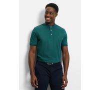 Poloshirt OLYMP "OLYMP Casual Wirk", Herren, Gr. L, türkis, 100% Baumwolle, Shirts (79828061-L) türkis