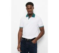 Poloshirt OLYMP "OLYMP Casual Wirk", Herren, Gr. M, weiß, 51% Baumwolle, 49% Polyester, Shirts (23427425-M) weiß