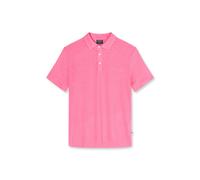 Poloshirt OLYMP "OLYMP Casual Wirk", Herren, Gr. XL, pink, 95% Leinen, 5% Elasthan, Shirts (41453445-XL) pink
